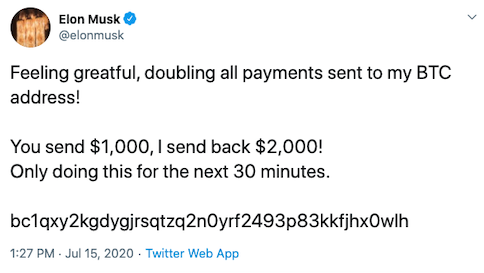 Twitter - Verdachte tweet Elon Musk