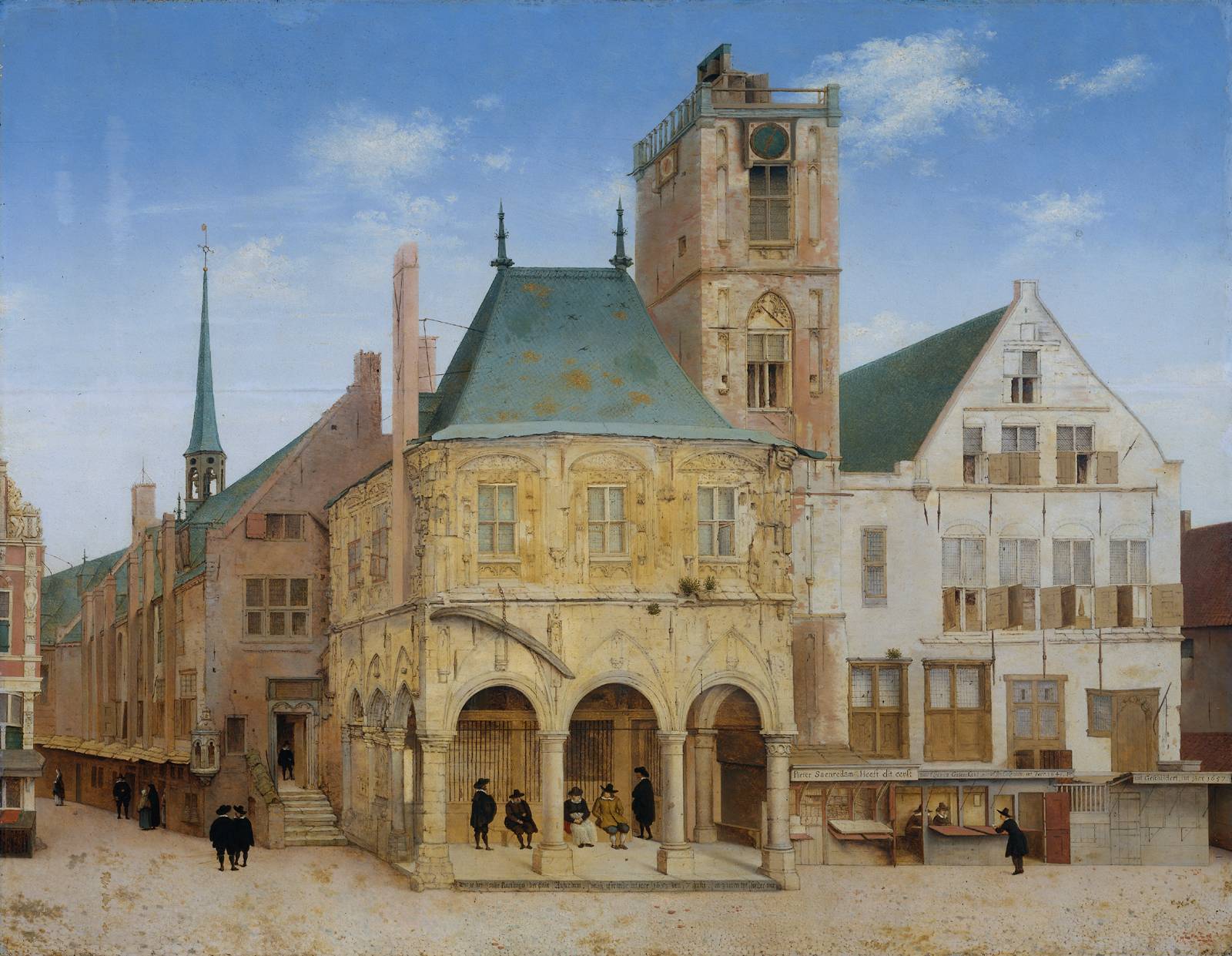 Oude Stadhuis van Amsterdam, Pieter Janszoon Saenredam